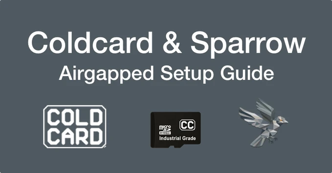 Coldcard & Sparrow